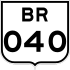 BR-040 shield}}