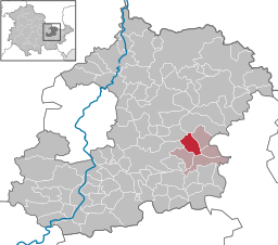 Läget för kommunen Schleifreisen i Saale-Holzland-Kreis