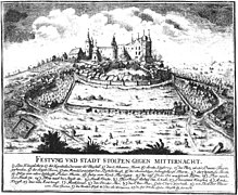 Festung und Stadt um 1750