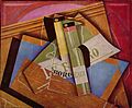 Juan Gris (1919), Nature morte à la bouteille de bordeaux.