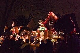 Lights on Peacock Lane