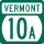 Route 10A marker