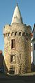 "Weisser Turm" (White Tower) Part of the castle wall in Bergen