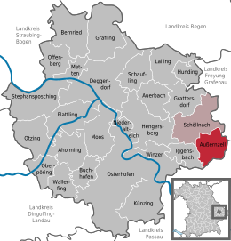 Außernzell - Localizazion