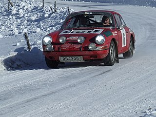 Björn Waldegård lors du Rallye Historique en 2010.