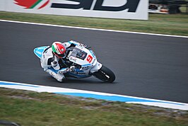 Petrucci tijdens de Grand Prix-wegrace van Australië 2012