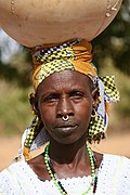 Wanita suku Fula di Mali.