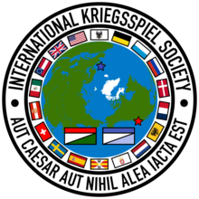 The emblem of the International Kriegsspiel Society.