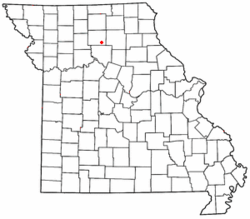 Location of St. Catharine in Missouri