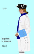 Régiment Royal de 1740 à 1762