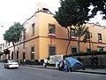 Former main Senate chamber at the corner of Donceles and Xicoténcatl streets in the historic center of Mexico City.