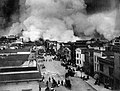 San Francisco earthquake of 1906, after artifact and scratch removal.