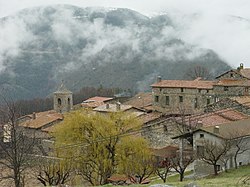 Skyline of Lles de Cerdanya