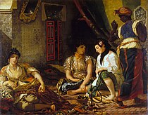 De vrouwen van Algiers in hun vertrek - Eugène Delacroix