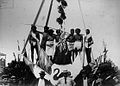 Aboriginals participate in ceremony to mark the opening of the Coolgardie Railway Line, 1896