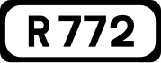 R772 road shield}}