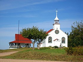 La chapelle vue du sud.