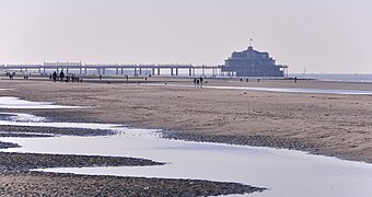 Plage et embarcadère de Blankenberghe