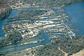 Popa Falls rawista koe Caprivi vema koe Namibia