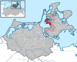 Beliggenhed i Landkreis Vorpommern-Rügen