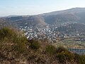 View from the Martberg of Treis; in the middle Saint John the Baptist's Church