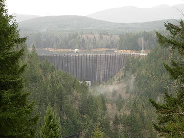 Alder Dam near Elbe, Washington