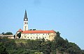 View at the church and Franciscan monastery