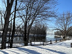 Champlain river, Chemin du Roy (route 138)