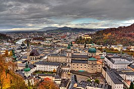 Zicht op Salzburg