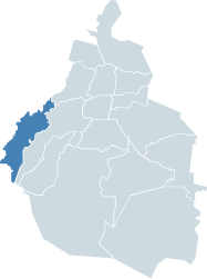 Cuajimalpa de Morelos – Mappa