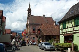 The town hall in Goxwiller