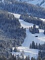 Blick von Wengen auf den Hanneggschuss, 2019