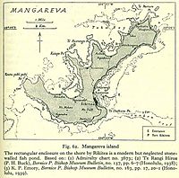 Карта на Мангарева од 1938