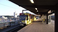 BN LRV sol lene 89 a Tchålerwè Vilete viè Anderluwe å 1î d' octôbe 2011.