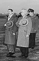 Image 21President Carlos Prío Socarrás (left), with US president Harry S. Truman in Washington, D.C. in 1948 (from History of Cuba)