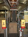 Tourniquet bij metrostation Schiedam Centrum