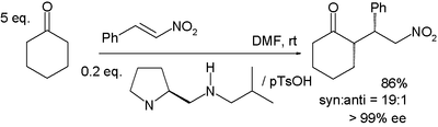 Michael reaction asymmetric