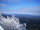 西の眺望 最奥左に金剛山地