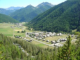 The valley between Brunissard and Arvieux