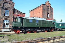 Elektrische locomotief te Staßfurt