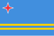 Description de l'image Flag of Aruba.svg.