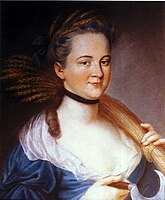 Княгиня Елена Степановна Куракина (1735—1768), урождённая графиня Апраксина, дочь фельдмаршала графа С.Ф. Апраксина, жена князя Б.А. Куракина (1733—1764). Аллегория Лета.