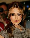 Colour photograph of Keira Knightley in 2005