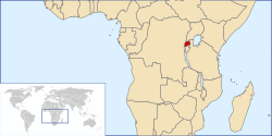 Vị trí của Rwanda