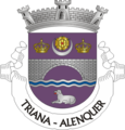 Weißer Alaunt im Wappen des Stadtteils Alenquer-Triana