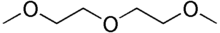 Skeletal formula of diglyme