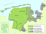 The Frisian territories in Lower Saxony (East Frisia)