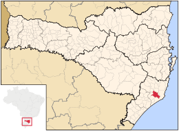 Tubarão – Mappa