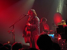 Singing in a Saybia concert in 2005