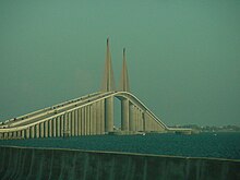 The new Sunshine Skyway bridge, as of July, 2006.